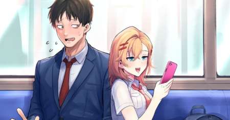 Asa no Tsuukin Densha de, Yatara to Hanashikakete Kuru Joshikousei.