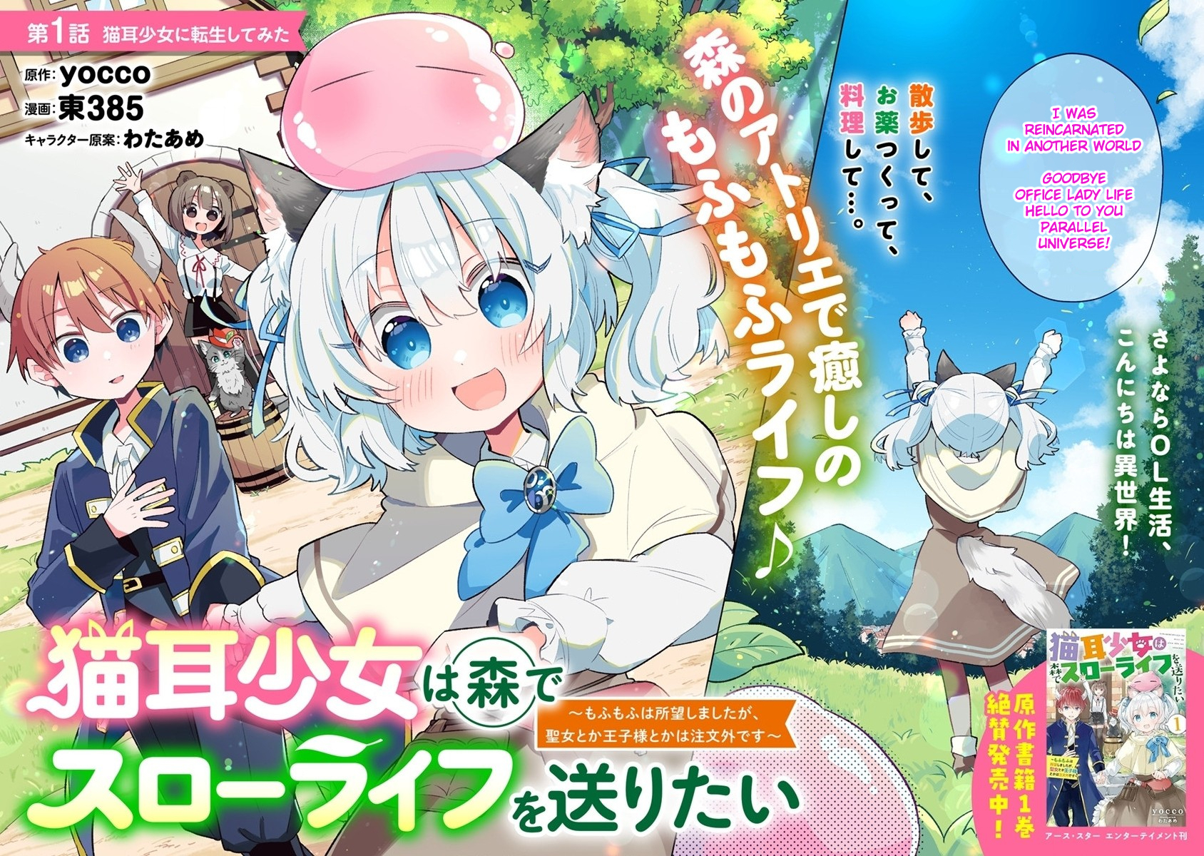 Nekomimi Shoujo wa Mori de Slow Life wo Okuritai: Mofumofu wa Shomou Shimashita ga, Seijo to ka Ouji-sama to ka wa Chuumongai desu
