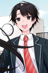 Manga Tonari no Seki no Yankee Shimizu-san ga Kami o Kuroku Sometekita gambar 2