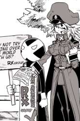 Manga Zannen Jokanbu Black General san gambar 4