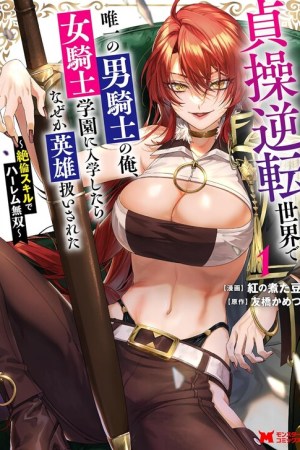 Sampul Teisou Gyakuten Sekai De Yuiitsu No Otoko Kishi No Ore, Onna Kishi Gakuen Ni Nyuugaku Shitara Nazeka Eiyou Atsukai Sareta ~Zetsurin Skill De Harem Musou~