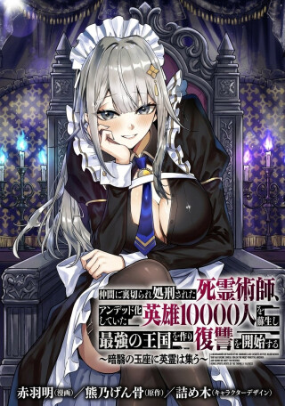 Nakama ni Uragirare Shokei Sareta Shireijutsushi, Undead-ka Shiteita Eiyuu 10000-nin o Sosei Shi Saikyou no Oukoku o Tsukuri Fukushuu o Kaishi Suru: An’ei no Gyokuza ni Eirei wa Tsudou