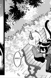 Manga A Story About a Dragon Girl and a Cat Girl Skipping School gambar 1