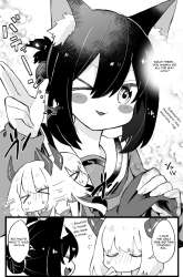 Manga A Story About a Dragon Girl and a Cat Girl Skipping School gambar 3