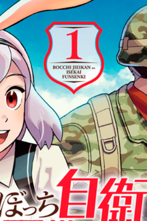 Sampul Bocchi Jieikan no Isekai Funsenki