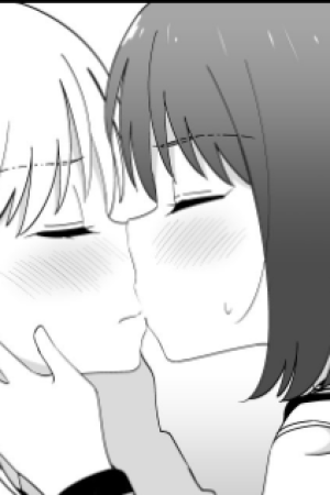 Sampul Hajimete Kisu Shita Toki no Onnanoko Futari no Hannou
