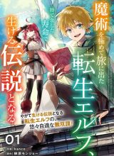 Majutsu wo Kiwamete Tabi ni Deta Tensei Elf, Moteamashita Jumyou de Ikeru Densetsu to naru