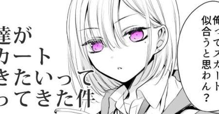 Tomodachi ga Skirt haite mitai tte Itte kita Ken